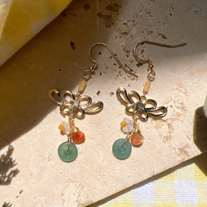 Earrings: 马到平安