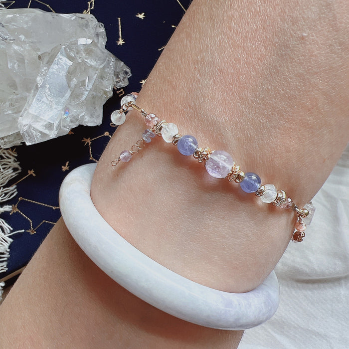 Bracelet: Calmness + Emotional Healing + Divine Femininity