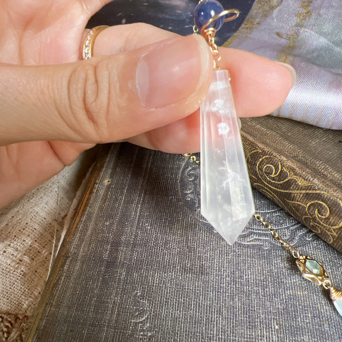 Moonstone Pendulum (with rainbows)