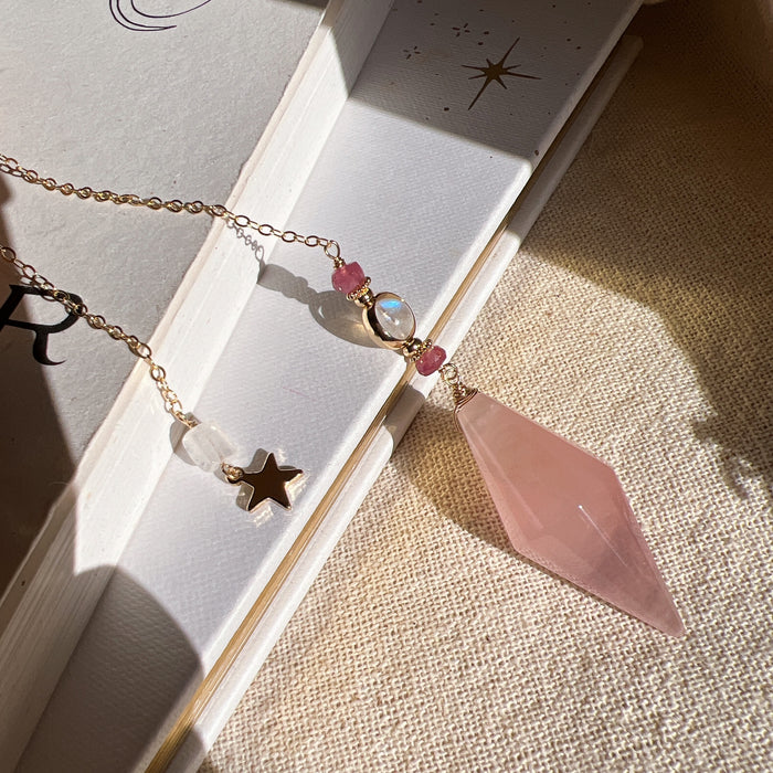 Rose Quartz Pendulum