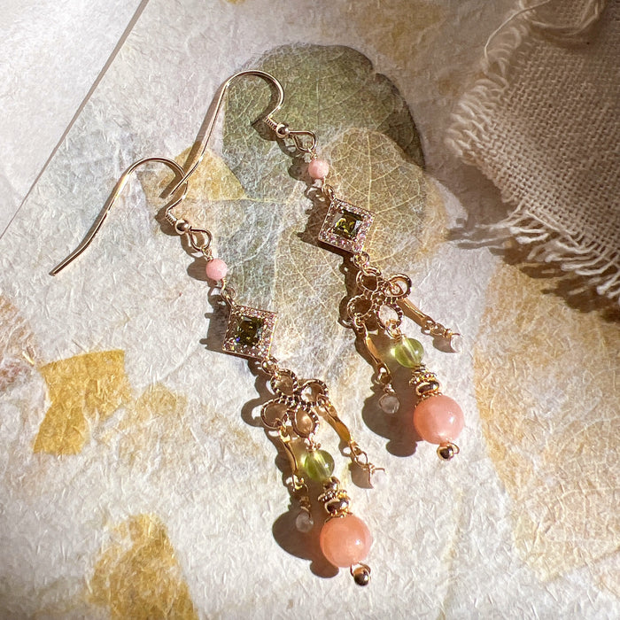 Earrings: 玉软花柔