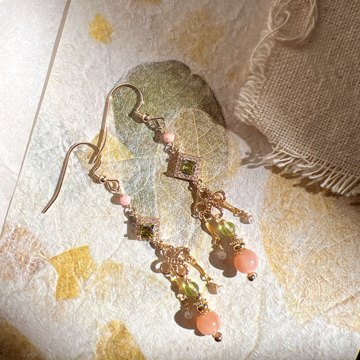 Earrings: 玉软花柔