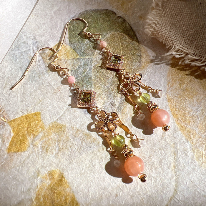 Earrings: 玉软花柔