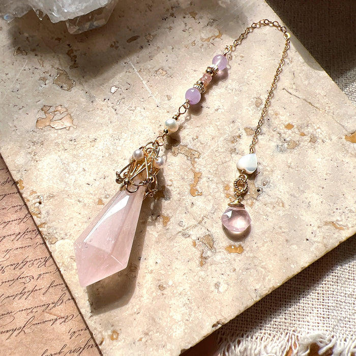 Rose Quartz Pendulum