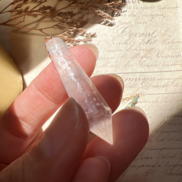 Moonstone Pendulum (with rainbows)