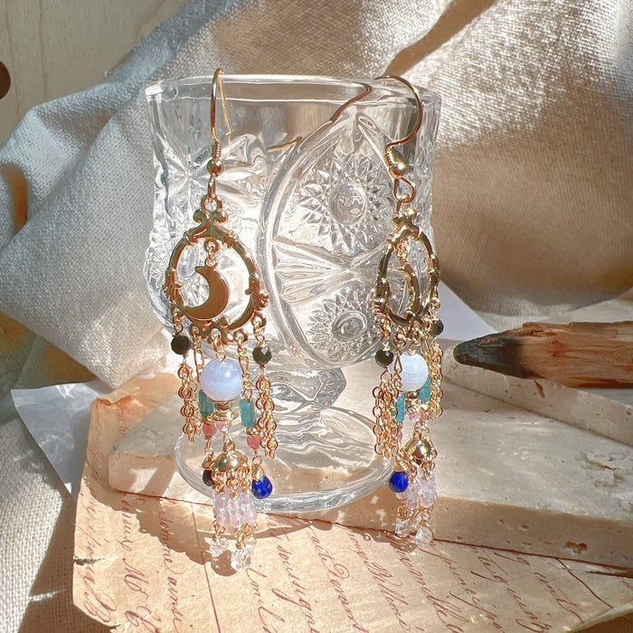 Earrings: stardust