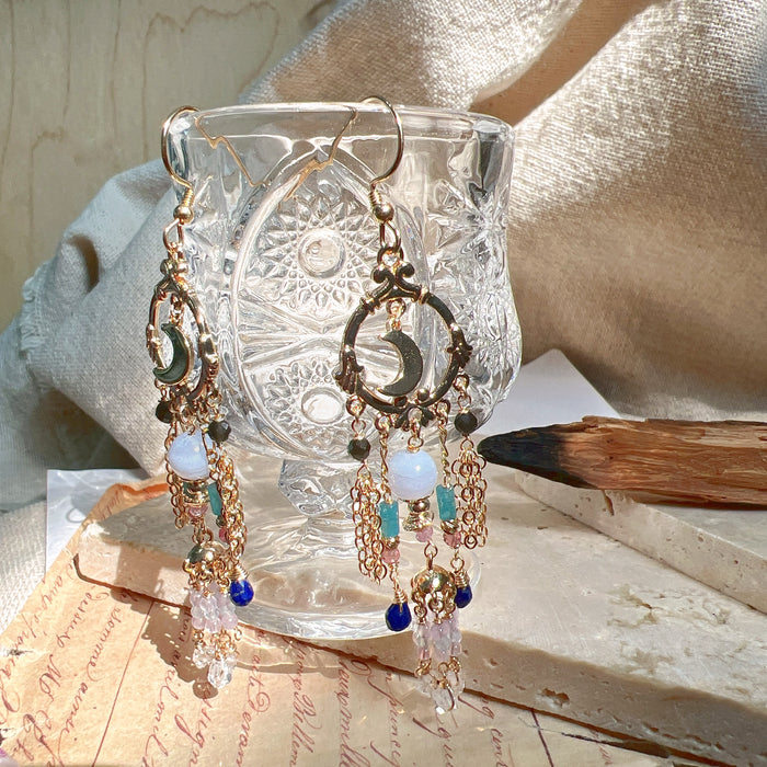 Earrings: stardust