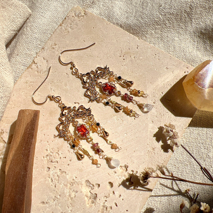 Earrings: 赴汤蹈火