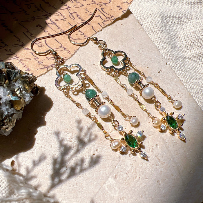 Earrings: 寿山福海