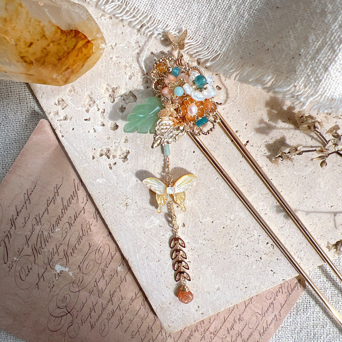 庄周梦蝶 发簪 Hairpin