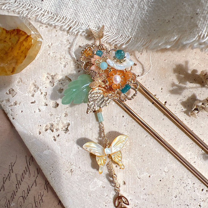 庄周梦蝶 发簪 Hairpin