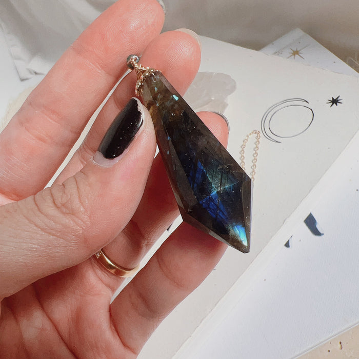 Labradorite Pendulum