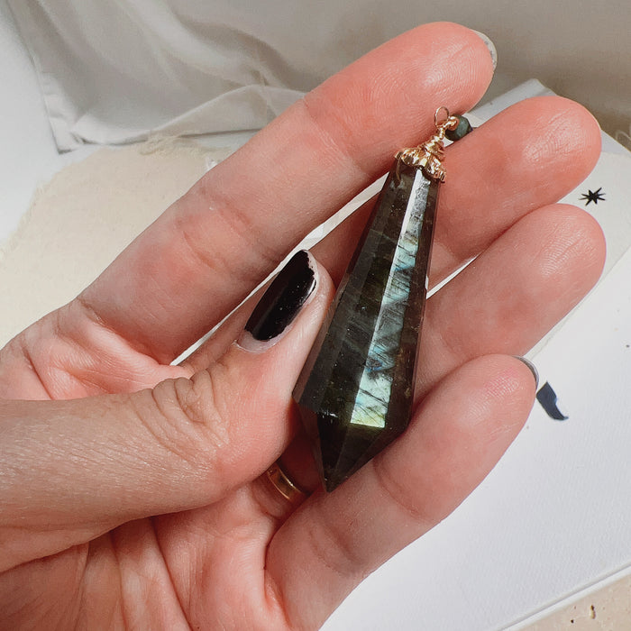 Labradorite Pendulum