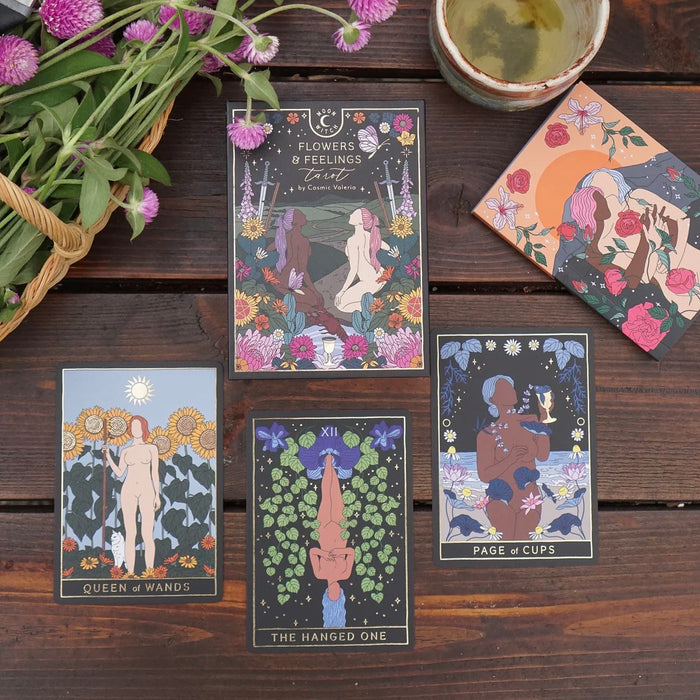 Flowers and Feelings Tarot Deck