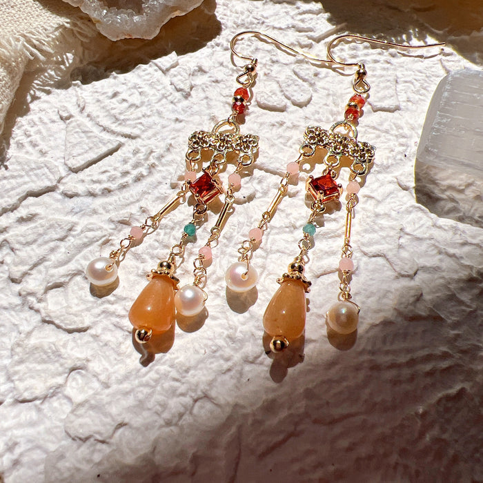 Earrings: 红红火火