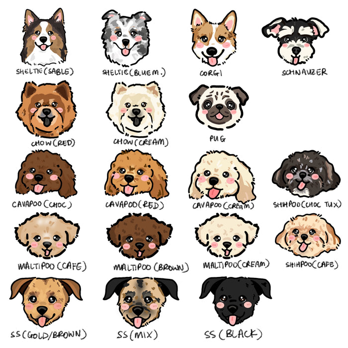 THP Dog Charms
