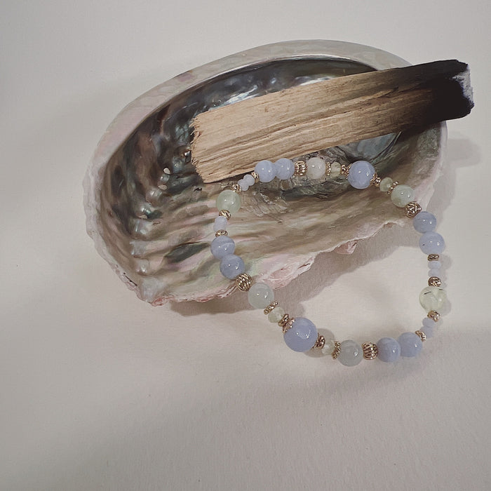 Bracelet: Anxiety-relief + Open-hearted + Serenity